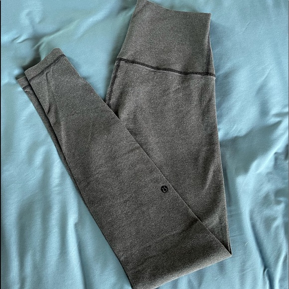 lululemon athletica Pants - Grey lululemon leggings 28” high rise size 8